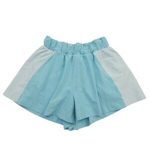 Athleta Girl  Running Shorts Girls Small 7 Blue Mesh Lined Athletic Lightweight